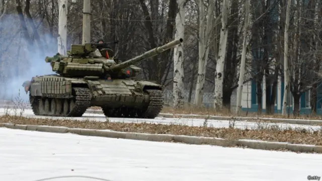 У сепаратистів багато тяжкого озброєння, але Росія заперечує, що постачає його