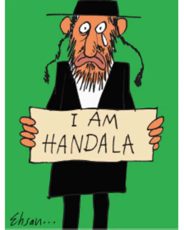 کارتون احسان گنجی، روزنامه قانون 