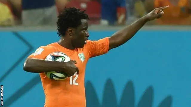 Wilfired Bony, ujung tombak Pantai Gading, disebut sebagai calon bintang Piala Afrika 2015.