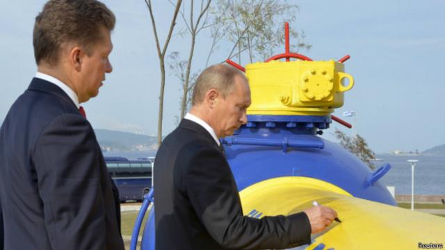 Putin, Miller, Gas