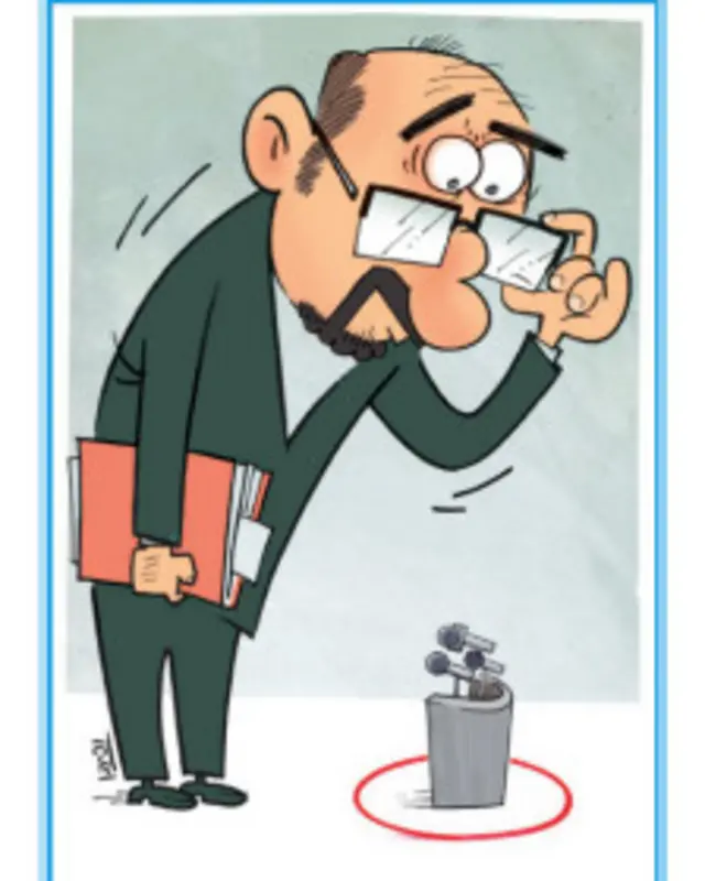 کارتون محسن ایزدی، قانون 