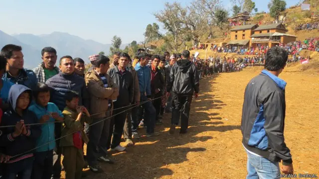 सांड की लड़ाई, नेपाल