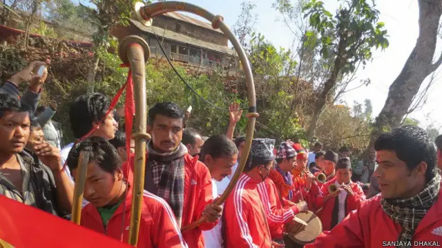 सांड की लड़ाई, नेपाल