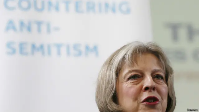 英国内政大臣特雷莎·梅