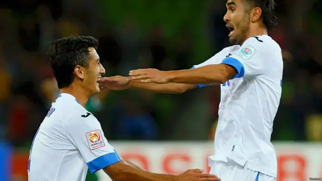 Лекин, шунга қарамай, Ўзбекистон миллий терма жамоаси ўйиннинг 1-бўлимида ҳисобни тутиб қолди. Сардор Рашидовнинг ягона тўпи 1-бўлимда Ўзбекистоннинг ғалабасини таъминлади. 