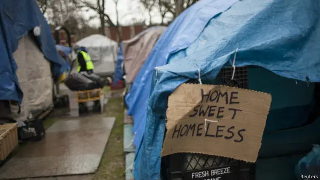 Бездомные в Сиэттле