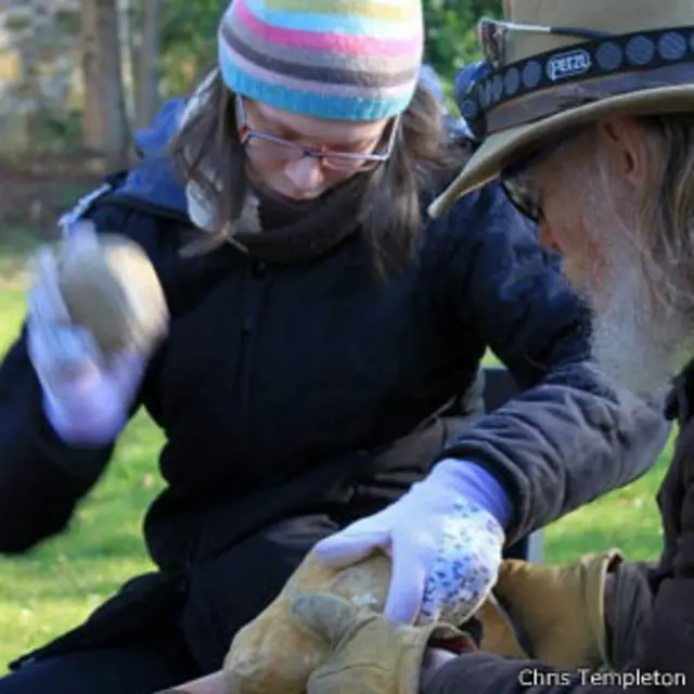 La evolución de las herramientas y el lenguaje van de la mano, dicen los investigadores. 