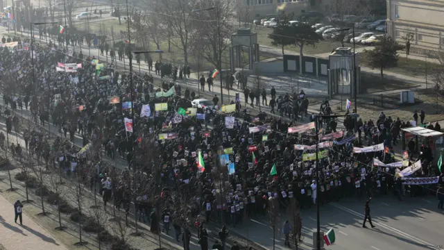 Aksi unju rasa di Chechnya