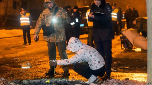 Место взрыва