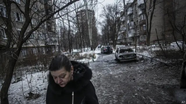 В центре Донецка