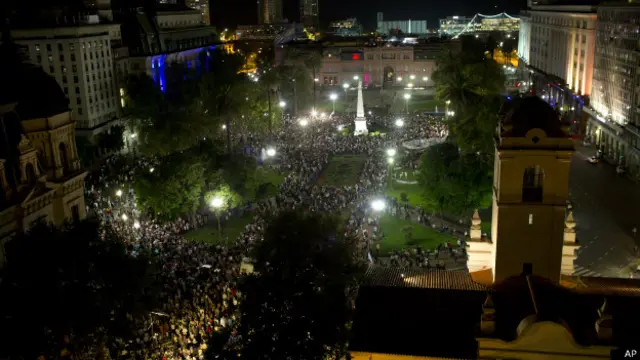 Las principales marchas tuvieron lugar en Buenos Aires.