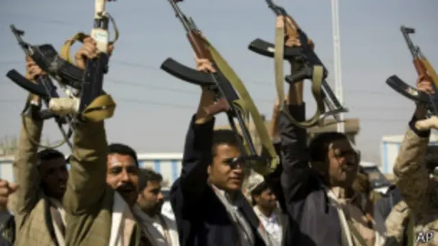 हूथी विद्रोही, यमन