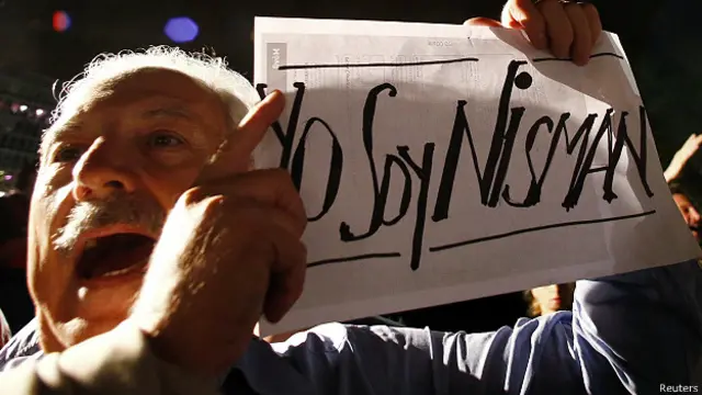 Manifestante Buenos Aires