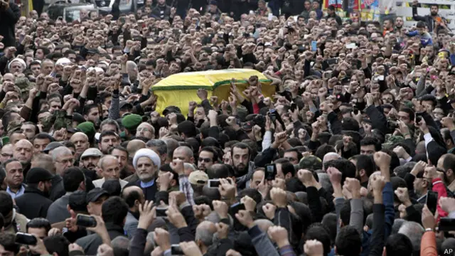 تشییع جنازه جهاد مغنیه