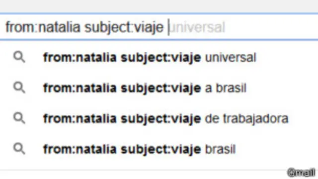 Búsqueda avanzada de Gmail