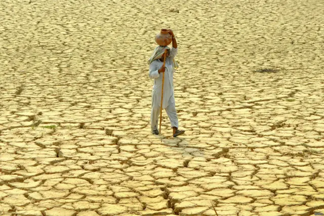 கடந்த ஆண்டு இந்தியாவில் வழக்கத்தைவிட மழை குறைவாகப் பெய்ததும் வெப்பத்தின் தாக்கத்தை அதிகமாக்கியிருக்கிறது. 