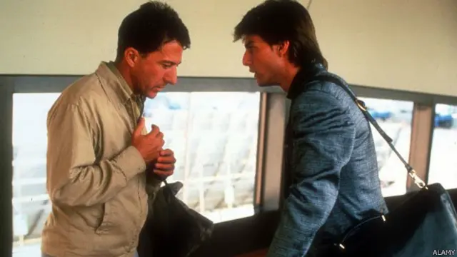 داستین هافمن در فیلم رینمن نقش یک مرد مبتلا به اوتیسم به نام ریموند ببیت را بازی کرد.