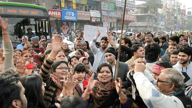 भाजपा प्रदर्शनकारी