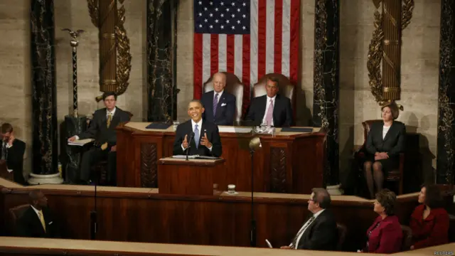 奧巴馬在眾議院發表國情咨文（20/1/2015）