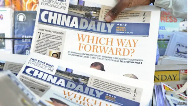 署名赫斯勒的評論很符合中國政府的"主旋律」，對中國的穩定、教育等大加讚揚，