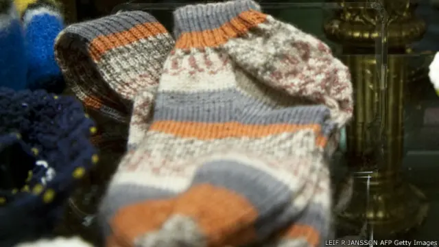 Вязаные носки