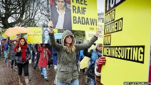 Pendukung Raif Badawi