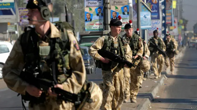 جنود بريطانيين في العراق