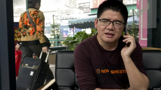 曾飛洋在廣州接受採訪（20/1/2015）