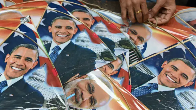 बराक ओबामा, अमरीका, भारत यात्रा