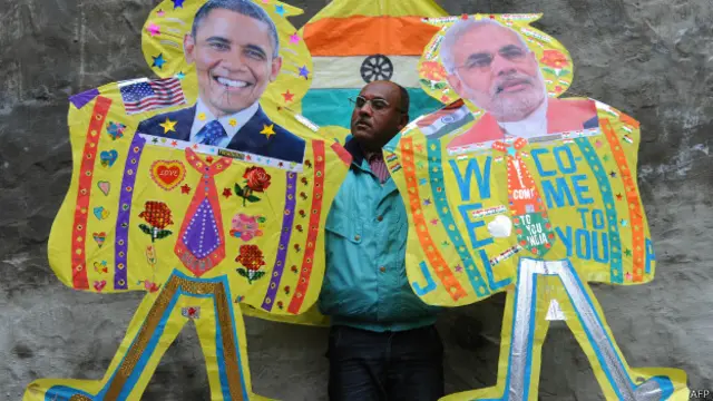 ओबामा, मोदी