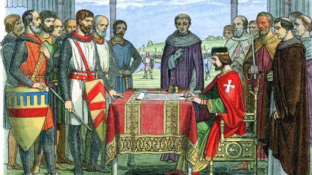 Vua John ký Magna Carta vì sức ép của giới quý tộc Anh