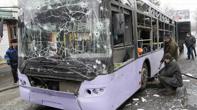 Обстріл у Донецьку