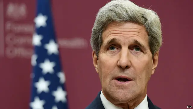 كيري قال إن 700 ميل مربع من الأراضي استعادتها قوات أخرى من أيدي المسلحين.