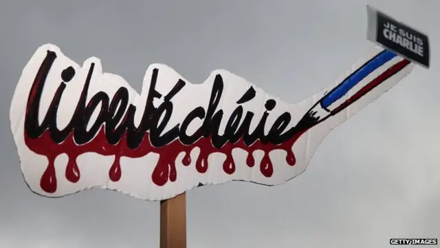 《查理周刊》惨案引发了一场关于捍卫言论自由的世界大讨论
