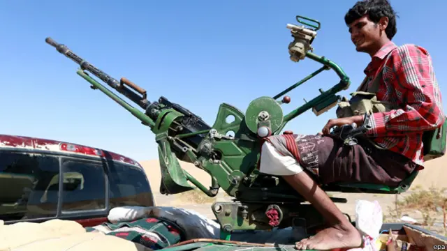 مسلح قبلي في محافظة مأرب