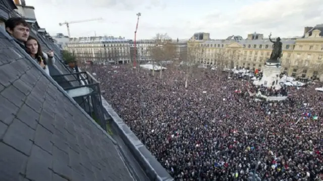 Марш єдності в Парижі