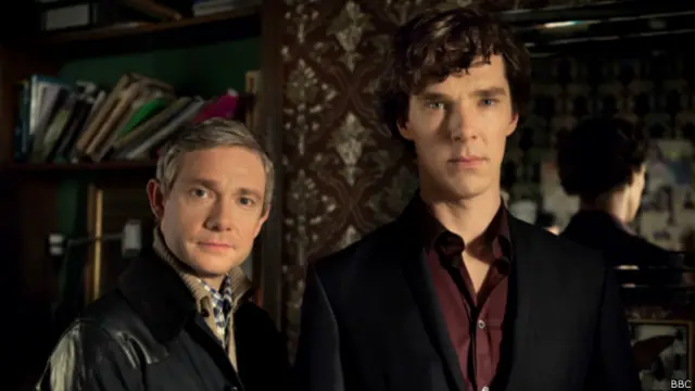 Мартин Фримен и Бенедикт Камбербатч