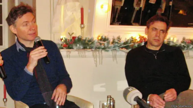 Режиссер Кевин Макдональд (слева) и продюсер Чарльз Стил