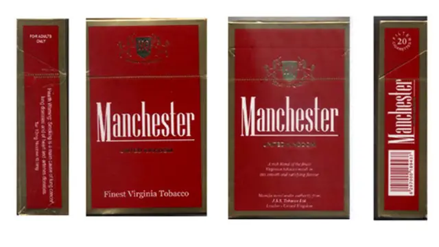 Пачка сигарет Manchester