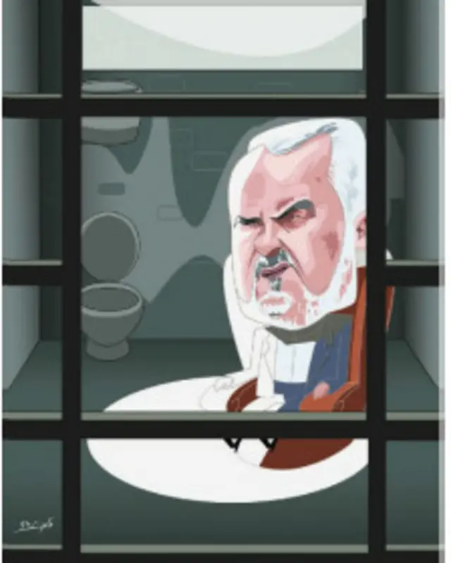 کارتون نادر رحمانی، شرق