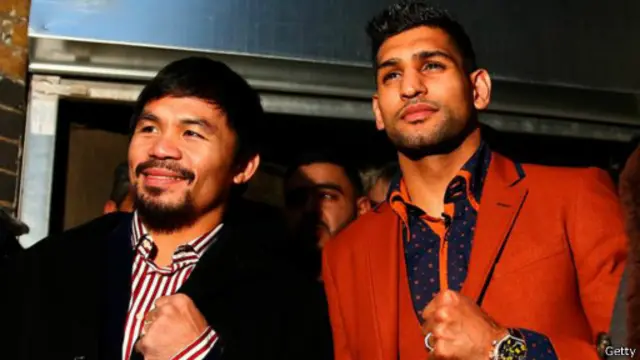 Amir Khan dan Manny Pacquiao