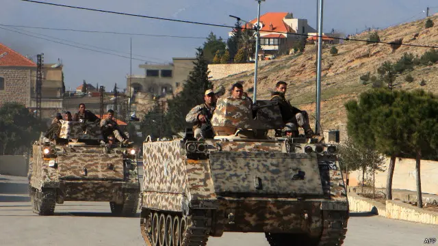 يعاني لبنان بشدة من تدعيات الحرب الدائرة على جارتها سوريا.