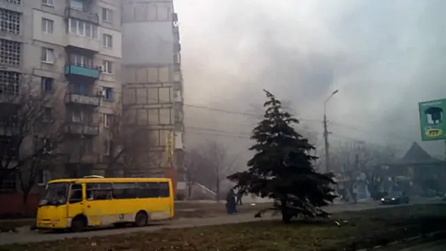 Vụ pháo kích ở Mariupol