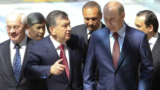 ښاغلي میرزیایوف د کریموف خاورو ته سپارلو مراسمو کې تر ټولو څرګند شخصیت و او د روانې اونۍ لومړیو کې یې د روسیې له ولسمشر ولادمیر پوتین سره ولیدل