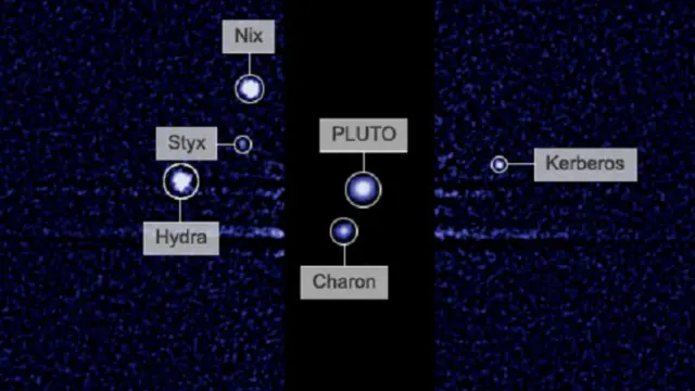 نظام بلوتو يضم خمسة أقمار معروفة ومن الممكن اكتشاف المزيد خلال الأشهر القادمة 