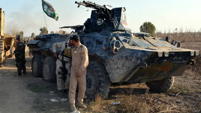تخوض القوات العراقية حربا ضد داعش