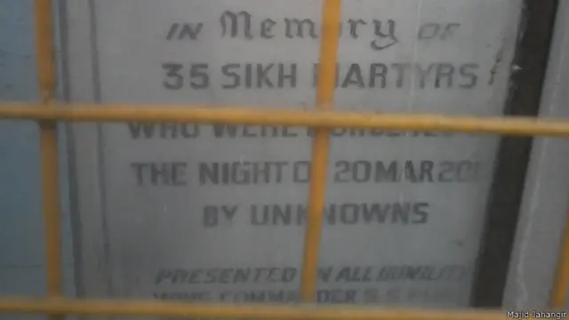 मारे गए सिखों का स्मारक, कश्मीर