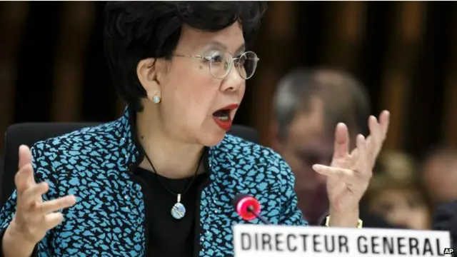 陈冯富珍表示埃博拉疫情给全世界和世卫组织都带来了教训。