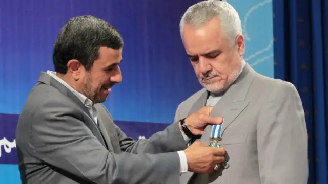 آقای احمدی نژاد قول داد که "اگر ثابت شود که رحیمی حتی یک ریال اختلاس کرده" در تلویزیون از مردم عذرخواهی می کند