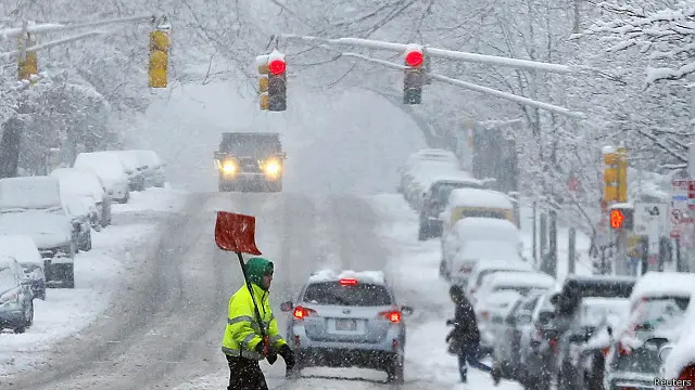 波士頓周末已開始降雪天氣